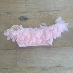 Stella Cove Pink Petal Bikini Top Size 10 Years